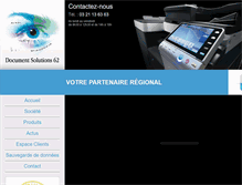 Tablet Screenshot of documentsolutions62.fr